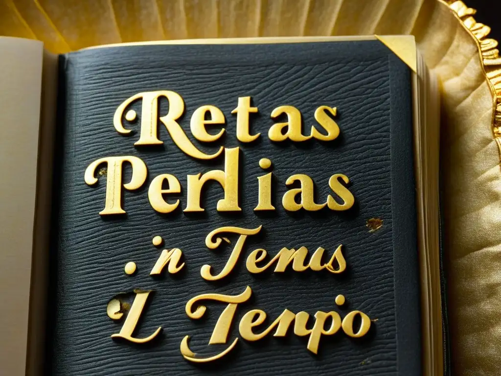 Un libro de recetas TexMex históricas redescubiertas, desgastado por el tiempo, con detalles en relieve