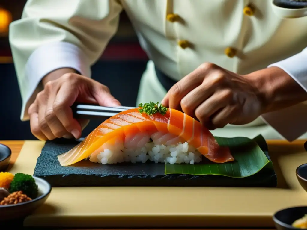 Un maestro sushi fusiona cocina japonesa y portuguesa con precisión y arte