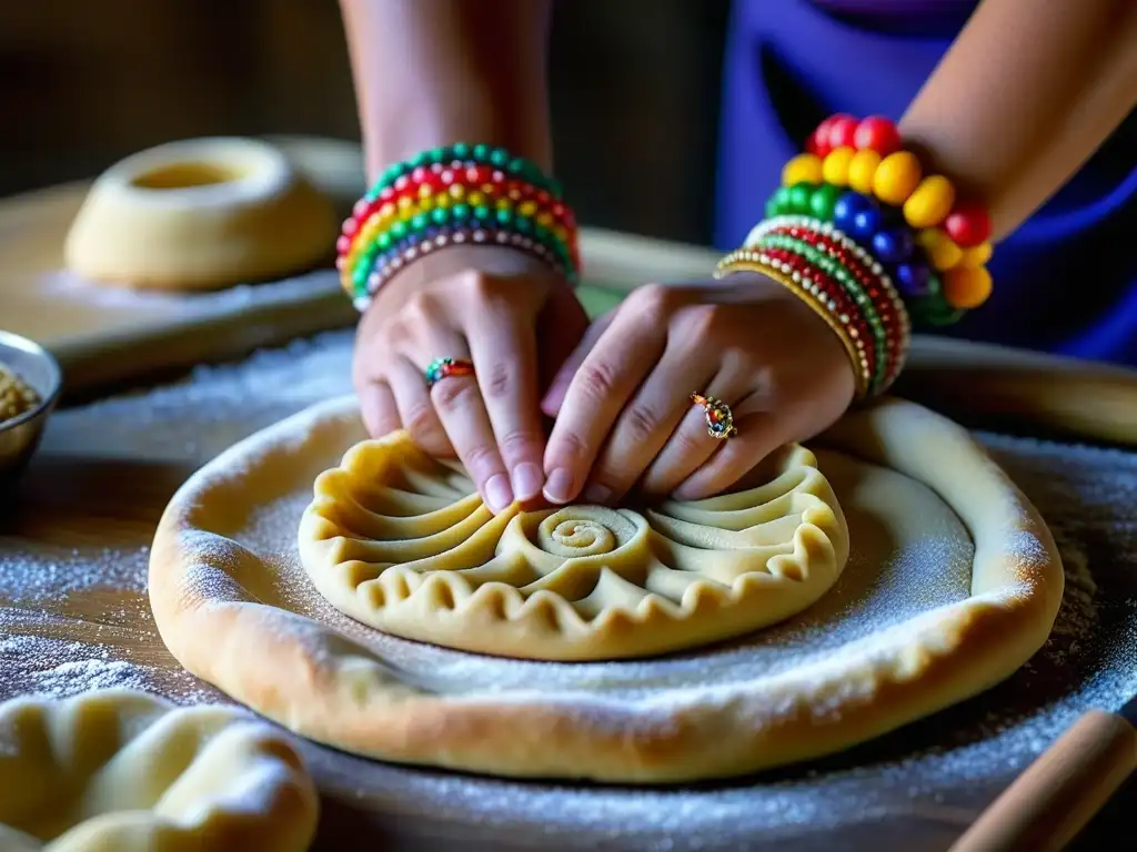 Manos expertas amasan masa para pastelería religiosa, influencia de celebraciones en cocina