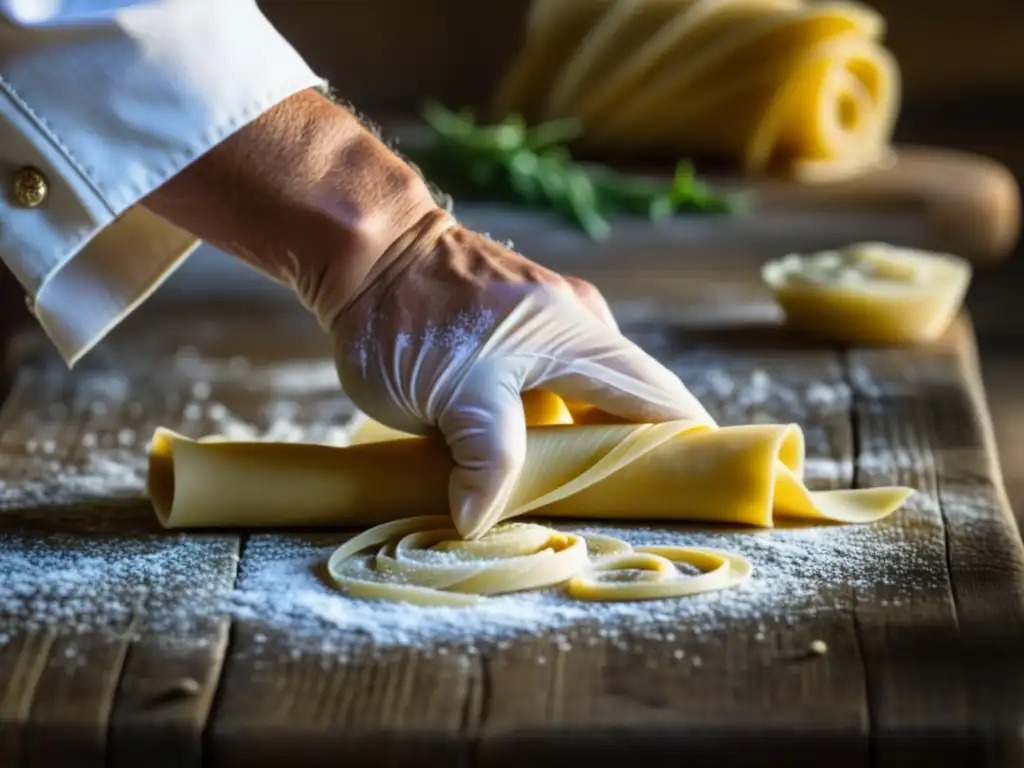 Manos expertas crean pasta en Toscana, con recetas históricas culturas épocas toscanas