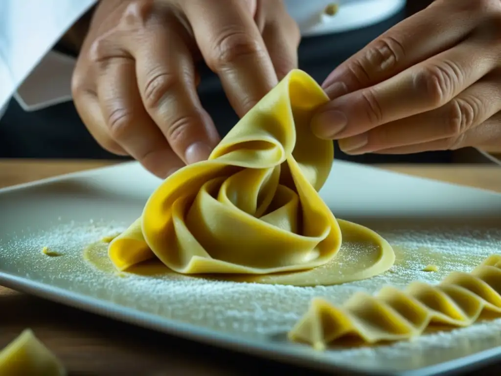 Manos expertas crean tortellini: Origen y evolución del tortellini en la cocina italiana