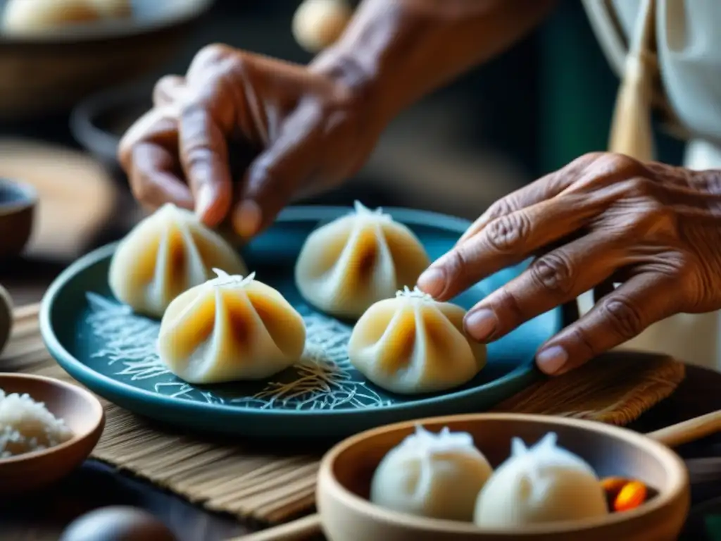 Unas manos sabias moldean con destreza albóndigas de coco, en una tradición culinaria micronesia