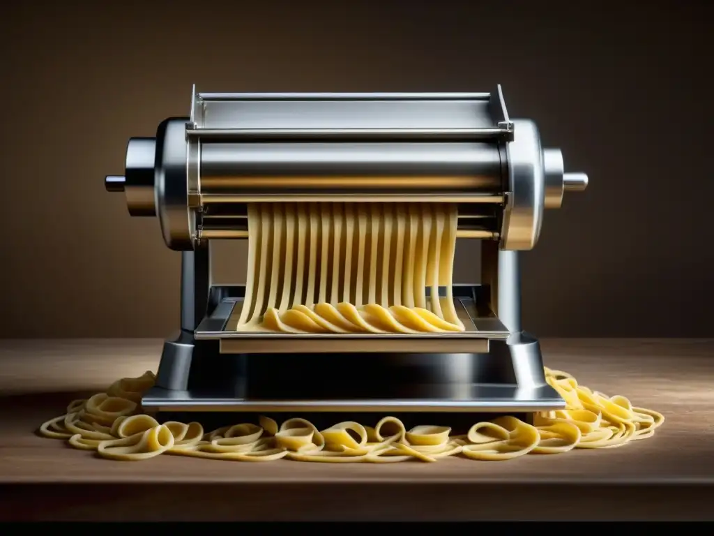 Maquina hacer pasta tradicional italiana: mezcla perfecta de artesanía y tecnología moderna