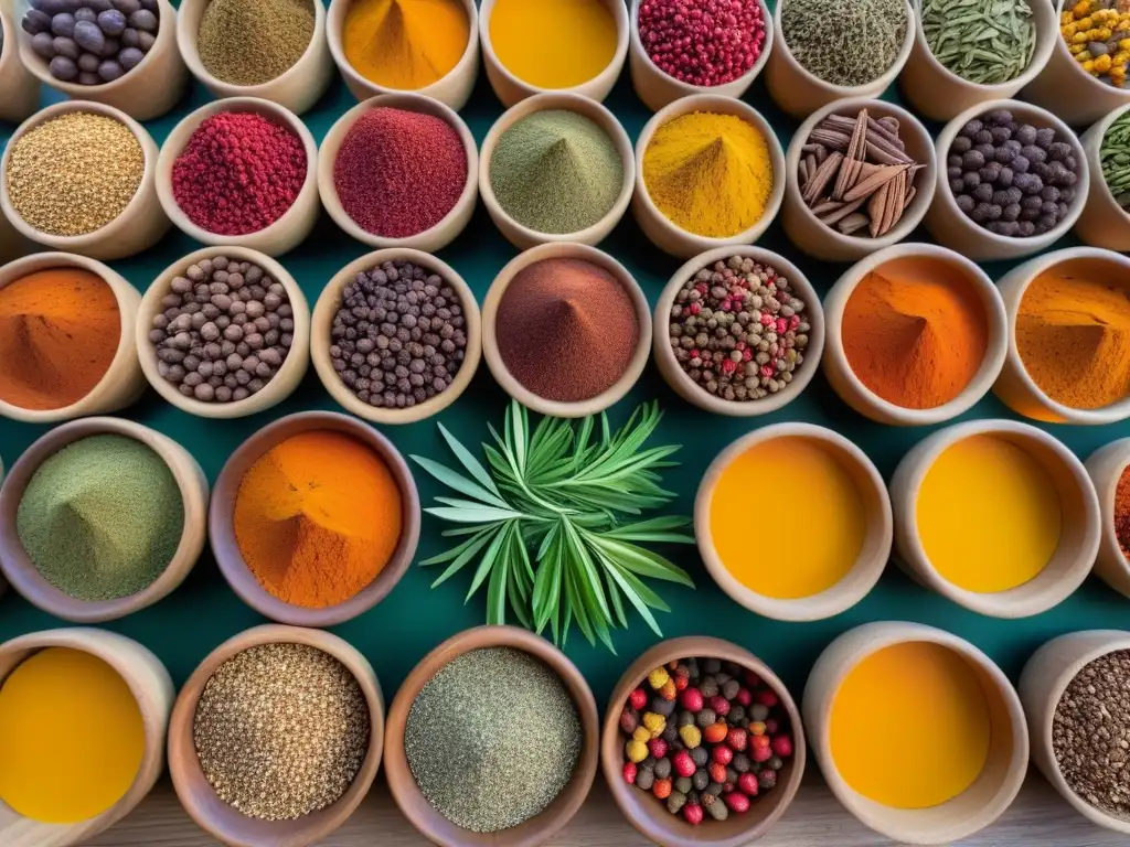 Un mercado africano vibrante con especias coloridas, reflejando el impacto de la colonización en gastronomía africana