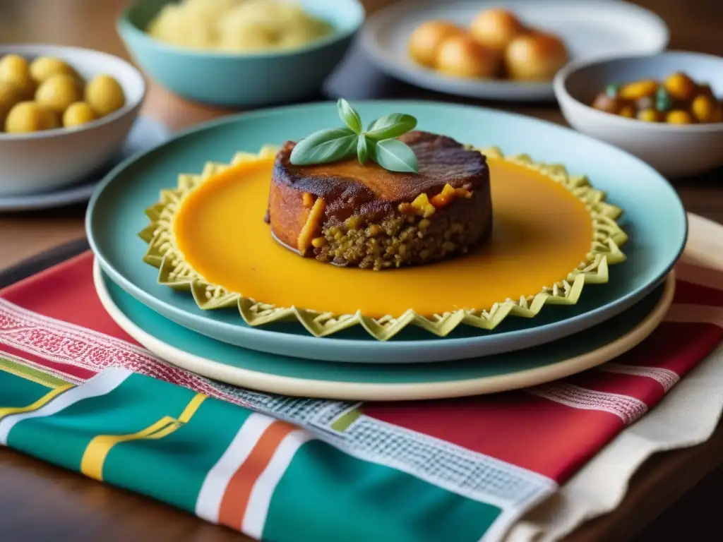 Una mesa sudafricana con platillos tradicionales y reflejos de la era del apartheid