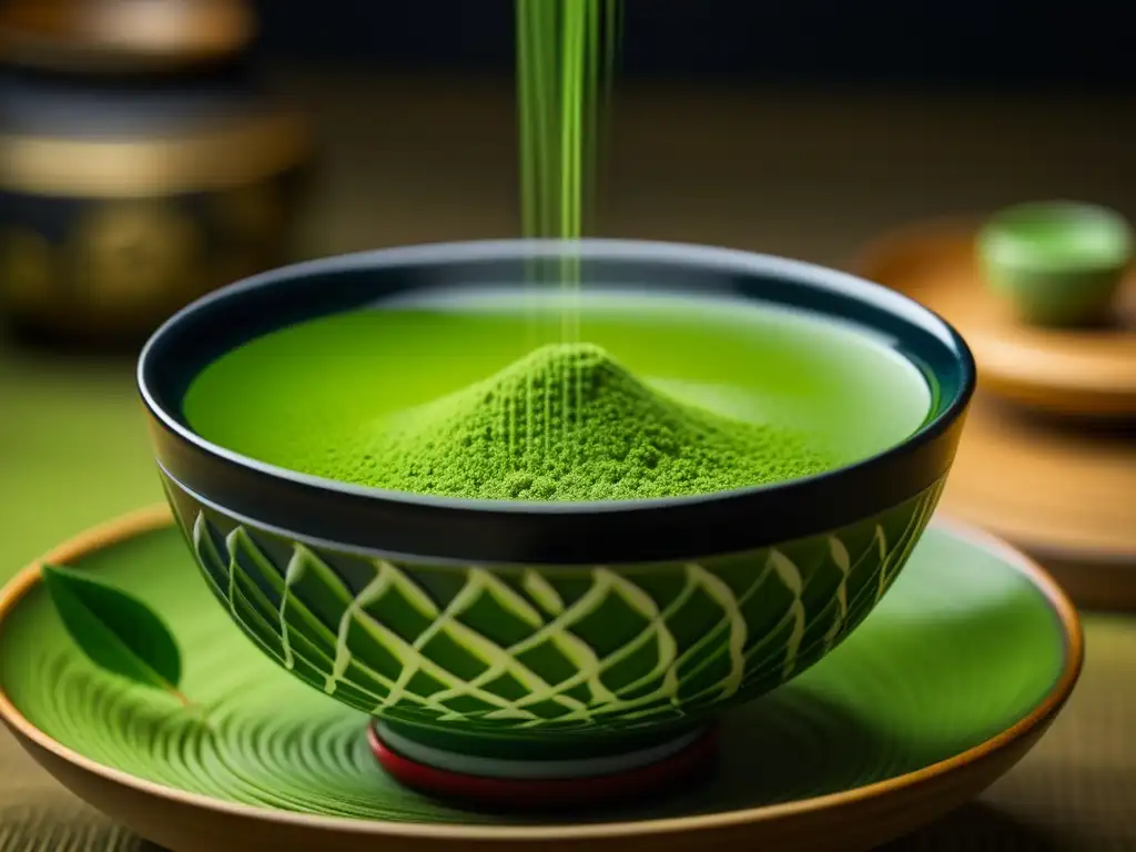 Preparación meticulosa de té verde en la sociedad japonesa