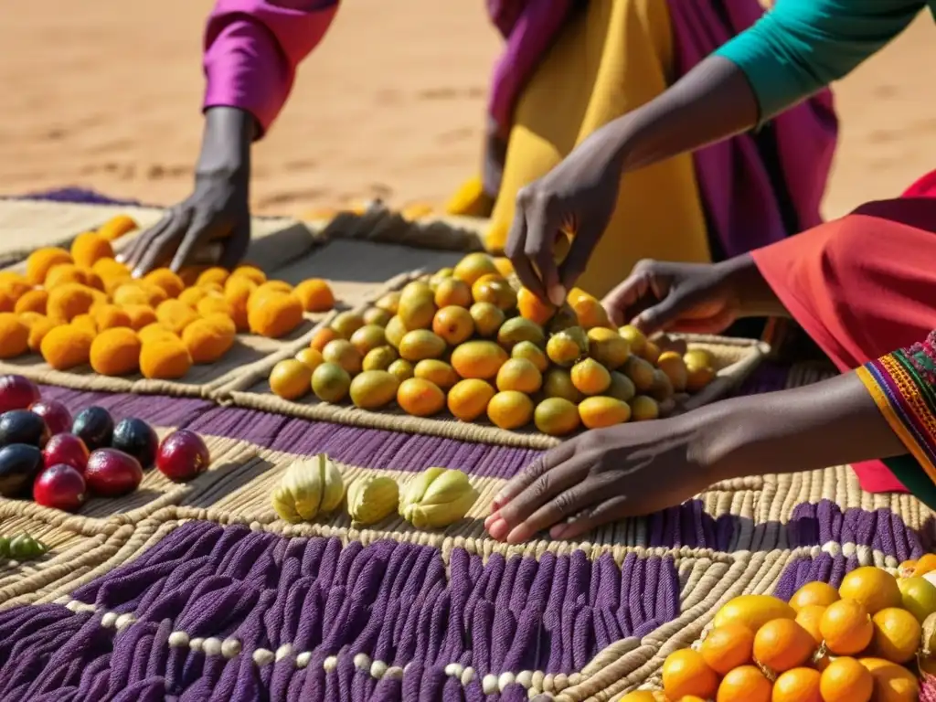 Mujeres en el Sahel preservando alimentos con técnicas ancestrales