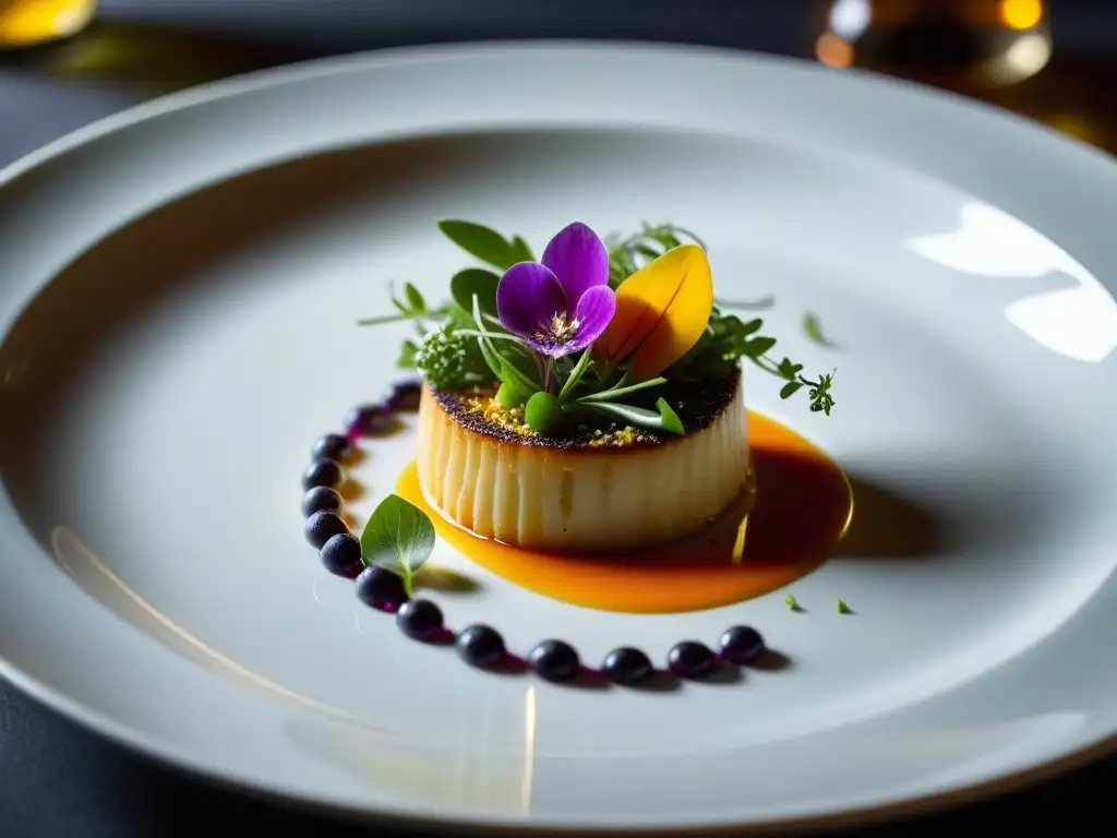 Una obra de arte culinaria: sofisticación francesa en cocina sudamericana