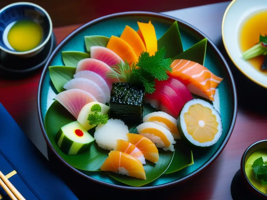 Una obra de arte culinaria japonesa inspirada en la corte imperial, deslumbrante y meticulosamente detallada