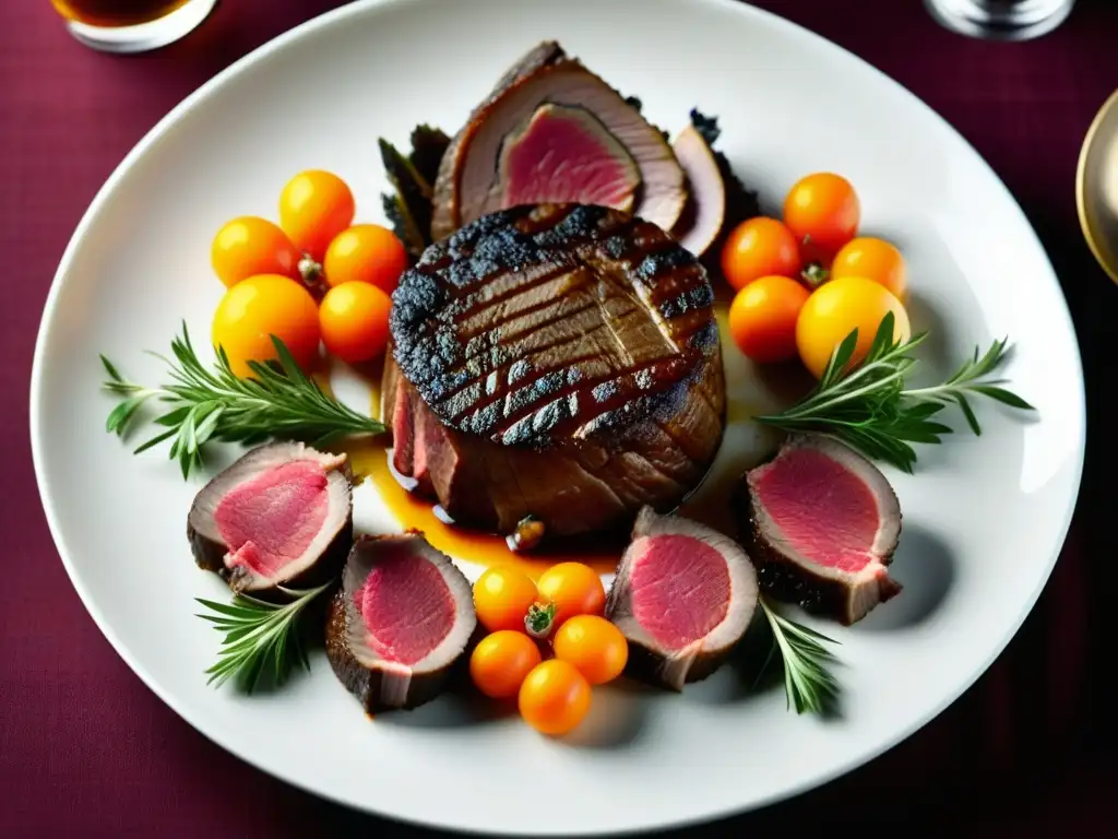 Una obra maestra culinaria barroca con recetas cinegéticas en un elegante plato de plata vintage