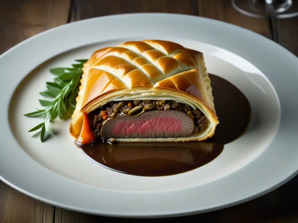 Plato histórico en gastronomía moderna: Beef Wellington, exquisita mezcla de sabores y texturas