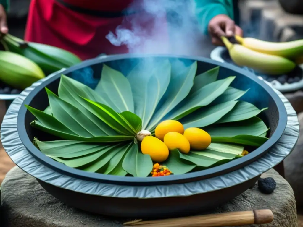 Preparación detallada de un horno Pib Maya con cocción perfecta