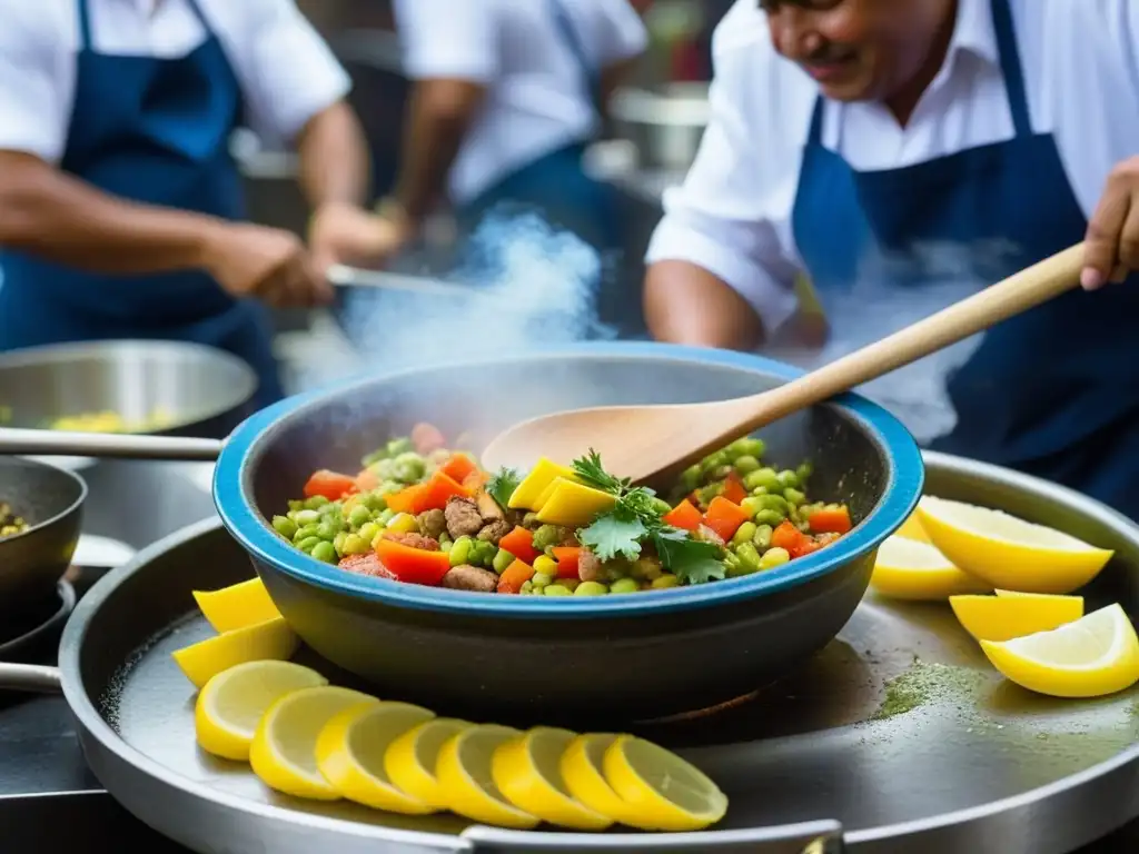 Preparación de recetas históricas en cocina del Carnaval de Barranquilla