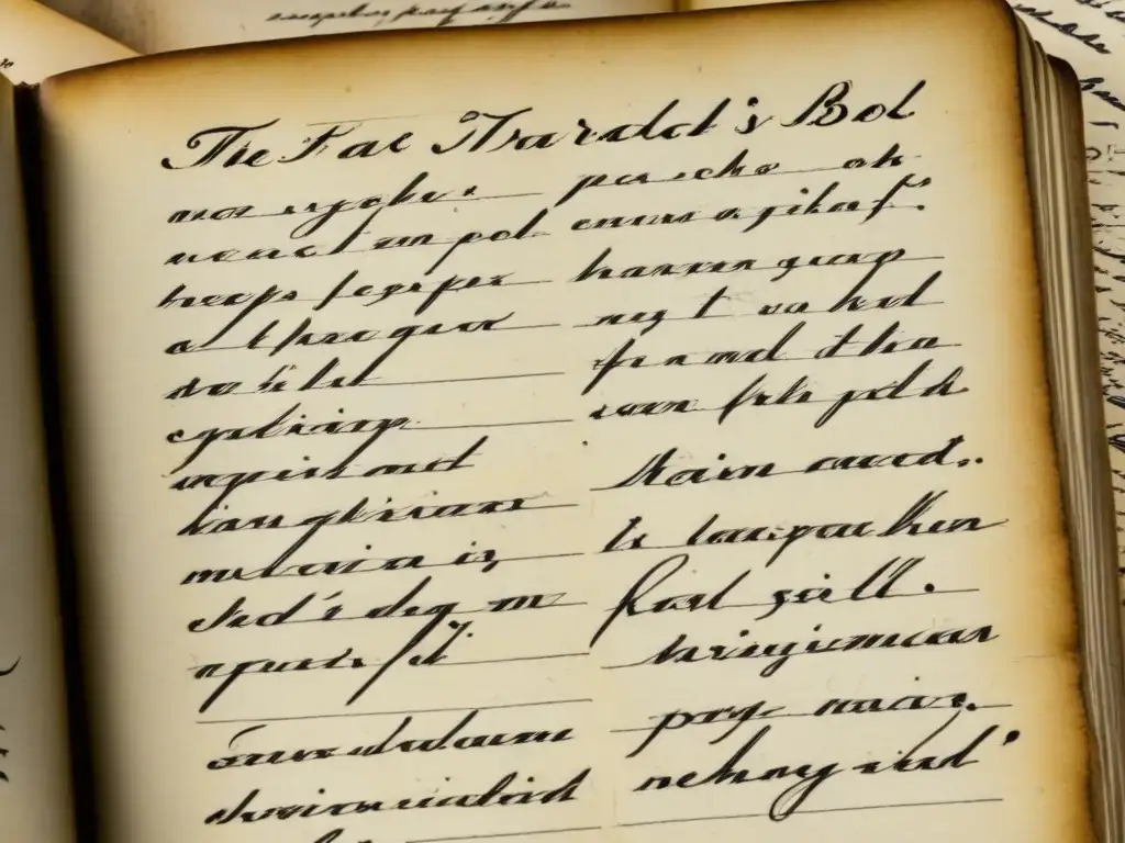 Una receta histórica de la Guerra Civil Americana: Libro antiguo con la receta de 'Galletas de campaña', tinta desgastada y papel envejecido