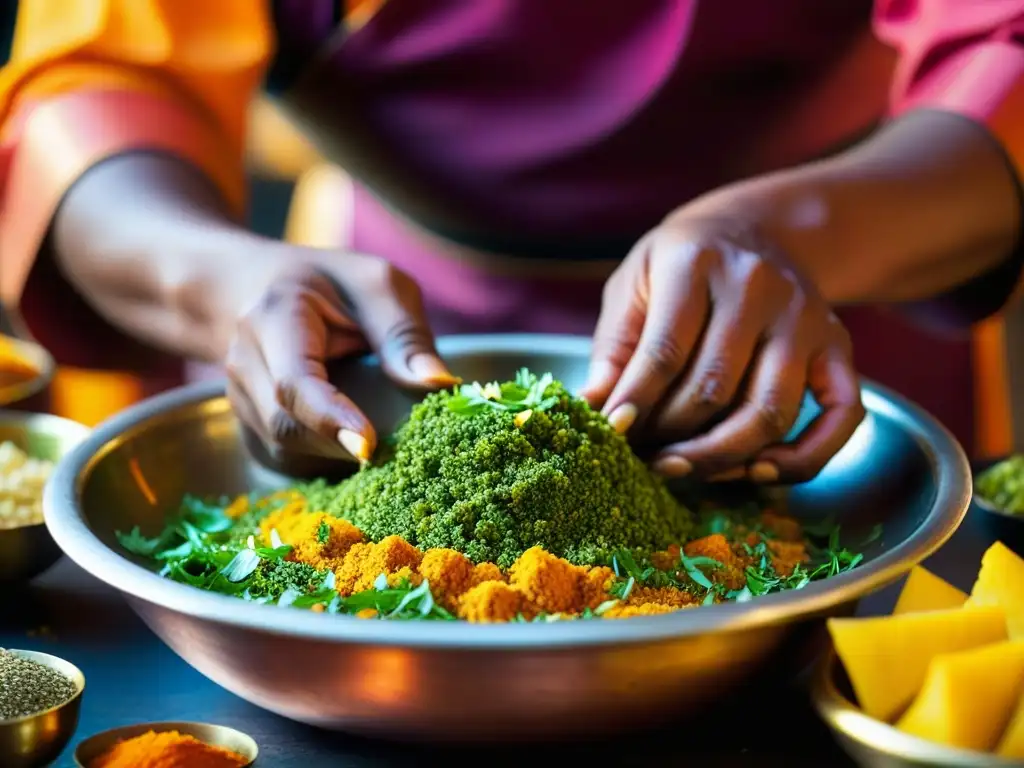 Chef rajasthani preparando recetas históricas culturas épocas Rajastán con esmero y tradición culinaria