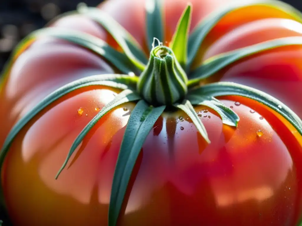 Tomate heirloom recién cosechado en la cocina criolla sostenible desafíos