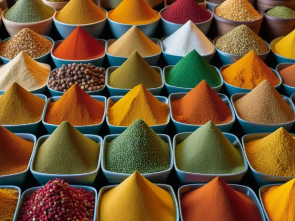 Explorando la riqueza de colores y especias de un mercado africano