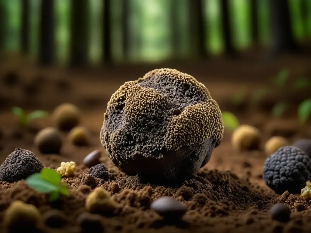 Descubre una trufa en el Nuevo Mundo, entre la rica tierra de un bosque exuberante