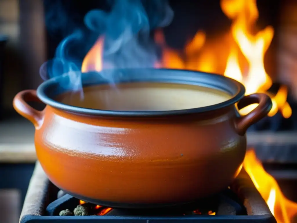 Un viaje sensorial a la antigua cocina: impacto de las ollas de barro en los sabores, colores y texturas de un apetitoso guiso en ebullición